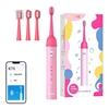 Picture of Bitvae Sonic toothbrush for kids with app and tip set Bitvae K7S (pink)