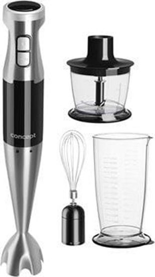 Изображение Blender Concept Blender rÄczny TM4900 z chopperem, ubijaczkÄ i pojemnikiem do miksowania 1000 W BLACK