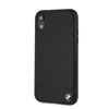 Picture of BMW Apple iPhone XR Perforated Leather Hardcase Black