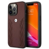 Изображение BMW Etui BMW BMHCP13LRSPPR iPhone 13 Pro/13 6,1" czerwony/red hardcase Leather Curve Perforate