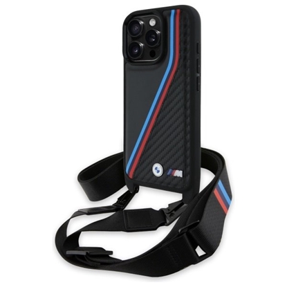 Изображение BMW M Edition Carbon Tricolor Lines Hardcase for Apple iPhone 16 Pro Max
