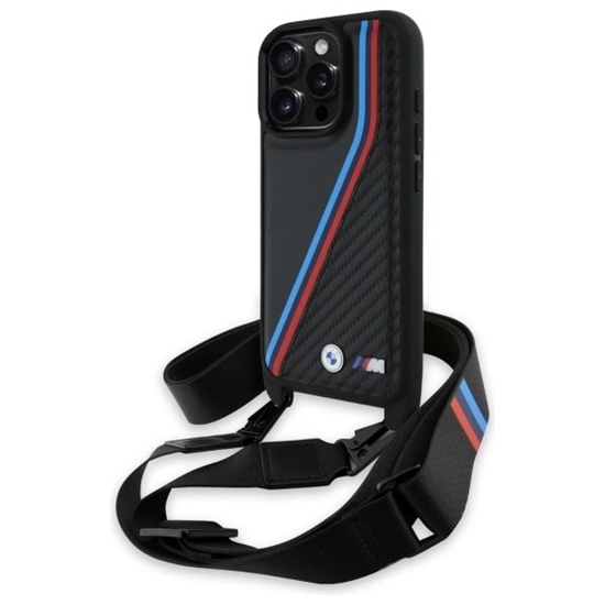 Изображение BMW M Edition Carbon Tricolor Lines Hardcase for Apple iPhone 16 Pro Max
