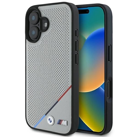 Picture of BMW M Perforated Tricolor Line MagSafe Hardcase for Apple iPhone 16