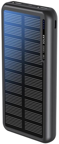 Picture of Boompods Obi 10,000mAh Solar Powerbank - Black