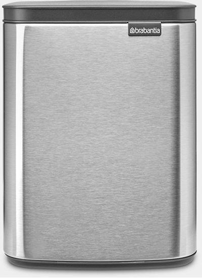 Изображение Brabantia BO Trash Bin 7 Liter Matt Steel Fingerprint Proof
