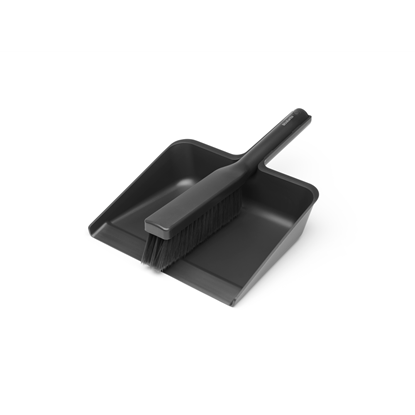 Attēls no BRABANTIA slaucīšanas komplekts, birste un šaufele, dark grey