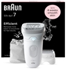 Picture of Braun Epilator | SE7-041 Silk épil 7 | Number of power levels 2 | Wet & Dry | White/Silver