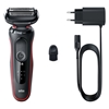 Picture of Braun Shaver 51-R1000s Operating time (max) 50 min, Wet & Dry, Black/Red