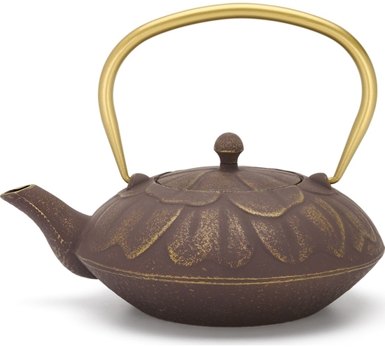 Picture of Bredemeijer Teapot Kunming 1,3l Cast Iron aubergine 153051