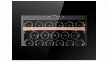 Изображение BRGSW17 Winiarka czarna do zabudowy 17 butelek - 3 LATA GWARANCJI - TRANSPORT Z WNIESIENIEM DO DOMU GRATIS