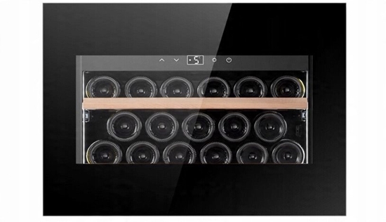 Picture of BRGSW17 Winiarka czarna do zabudowy 17 butelek - 3 LATA GWARANCJI - TRANSPORT Z WNIESIENIEM DO DOMU GRATIS