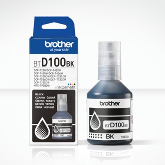 Изображение Tinte Brother BTD100BK Black