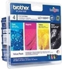 Picture of Brother LC1100HYVALBPDR ink cartridge 4 pc(s) Original Black, Cyan, Magenta, Yellow