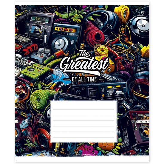 Picture of Burtnīca, rūtiņu, 18 lapas, B5, 60 gsm