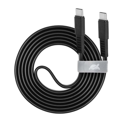 Attēls no CABLE USB-C TO USB-C 1.2M/BLACK PS6005 BK12 RIVACASE