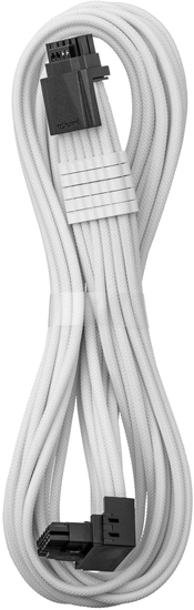 Picture of CableMod Universal Pro ModMesh 16-Pin zu 16-Pin-Kabel, 90 Anschluss, Sleeved, StealthSense - wei, 60 cm, Var. A