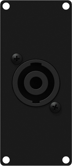 Picture of Caymon CAYMON CASY141/B Panel CASY mskie zcze SpeakON  4-pinowe zcze skrcane, wersja czarna