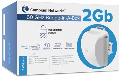 Picture of Access Point Cambium Networks 60GHz Bridge in a Box 2Gb with EU cord (C600510C031B)