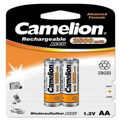 Picture of Camelion AA/HR6, 2500 mAh, Rechargeable Batteries Ni-MH, 2 pc(s)