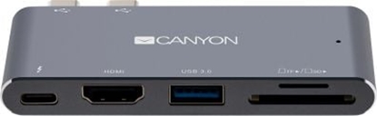 Attēls no Canyon DS-5 Multiport Docking Station with 5 port Space Gray