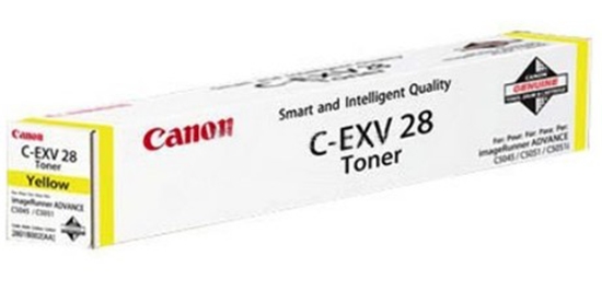 Picture of Canon C-EXV 28 toner cartridge 1 pc(s) Original Yellow