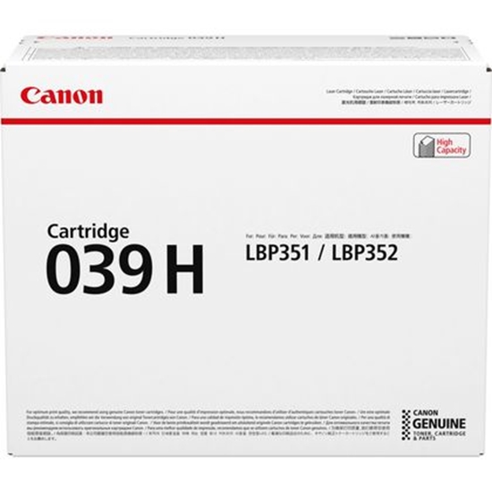 Picture of Canon CRG-039 H toner cartridge 1 pc(s) Original Black