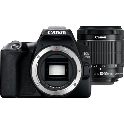 Picture of Canon EOS 250D + EF-S 18-55mm f/3.5-5.6 III SLR Camera Kit 24.1 MP CMOS 6000 x 4000 pixels Black