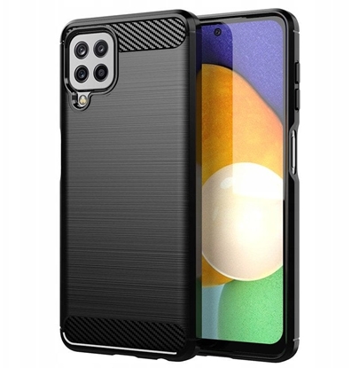 Attēls no Carbon Case elastyczne etui pokrowiec Samsung Galaxy A22 4G czarny
