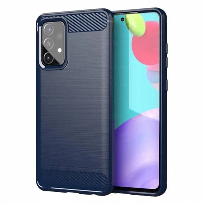 Attēls no Carbon Case elastyczne etui pokrowiec Samsung Galaxy A72 4G niebieski