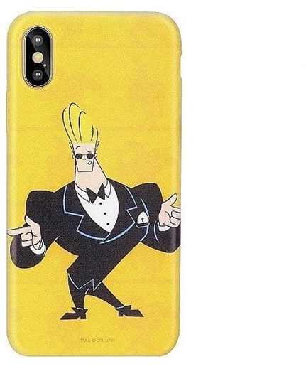 Picture of Cartoon Network Johnny Bravo Silicone Case for Apple iPhone X / XS Smoking