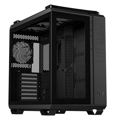 Изображение Case|ASUS|GT502 PLUS|MidiTower|Not included|ATX|MicroATX|MiniITX|Colour Black|GT502PLUS/BLK/TG/TUFGAM