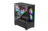 Picture of Case|XILENCE|XG172|MidiTower|Case product features Fan control panel/Transparent panel|Not included|Colour Black|XG172