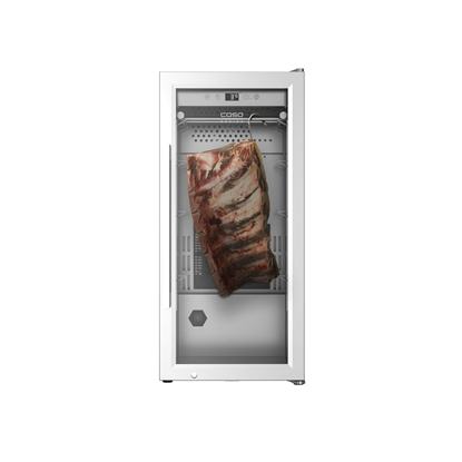 Изображение Caso | Dry aging cabinet with compressor technology | DryAged Master 63 | Energy efficiency class Not apply | Food-ageing cabinet with compressor technology | Free standing | Bottles capacity Not apply | Cooling type  Compressor technology | Stainless ste