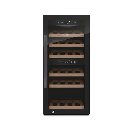 Picture of Caso | Smart Wine Cooler | WineExclusive 24 | Energy efficiency class G | Showcase | Bottles capacity 24 bottles | Cooling type Compressor technology | Black
