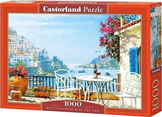 Изображение Castorland Puzzle 1000 element?w ?r?dziemnomorskie wino dla dwojga