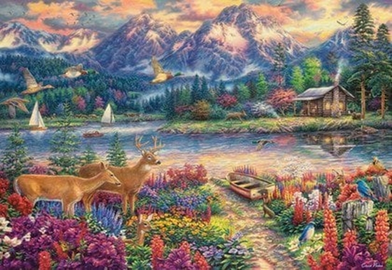 Изображение Castorland Puzzle 1500 element?w Spring mountain majesty