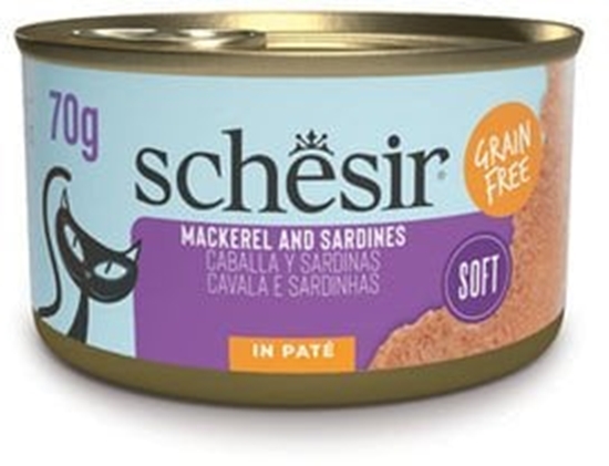 Picture of Cat Can Grill, karma mokra, dla kota, pasta z sardynek i makreli, 70g, puszka