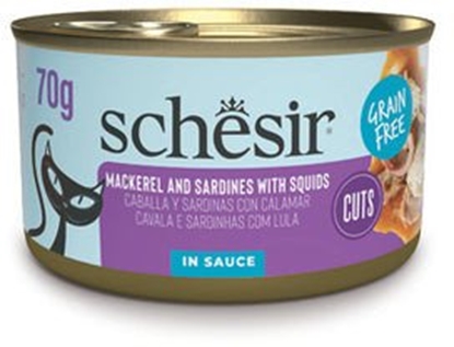 Picture of Cat Can Grill, karma mokra, dla kota, sardynki i makrela w sosie, 70g, puszka