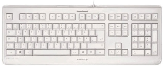 Picture of Cherry KC 1068 tastatūra USB Swiss Pelēks