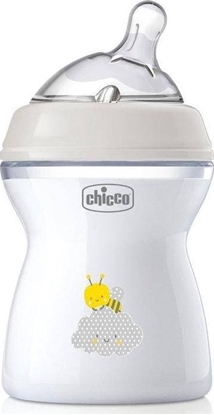 Изображение Chicco Butelka NaturalFeeling plastikowa 250 ml ze smoczkiem  2m+