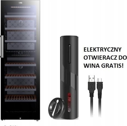 Attēls no Chodziarka do wina Berg BRGWM193D winiarka wolnostojca dwustrefowa - TRANSPORT Z WNIESIENIEM DO DOMU GRATIS