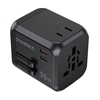 Picture of Choetech Choetech PD5008 travel charger, 3xUSB-A, 2xUSB-C, GaN, 35W, US/EU/UK/AU (black)