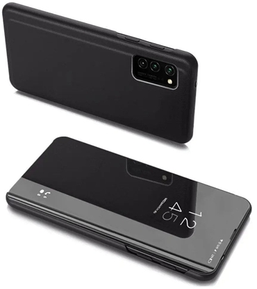 Изображение Clear View Case futera etui z klapk Samsung Galaxy A03s (166,5) czarny