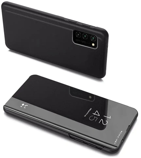 Изображение Clear View Case futera etui z klapk Samsung Galaxy A03s (166,5) czarny