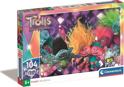 Picture of Clementoni CLE puzzle 104 Brilliant Trolls 3 20191