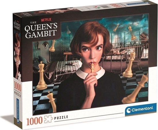 Изображение Clementoni Clementoni Puzzle 1000el Gambit Królowej. Queen's Gambit. Netflix 39698