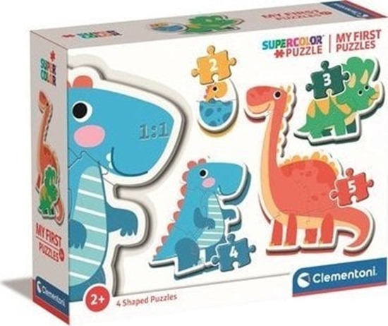 Изображение Clementoni Ukadanka Moje Pierwsze Puzzle Dinozaury