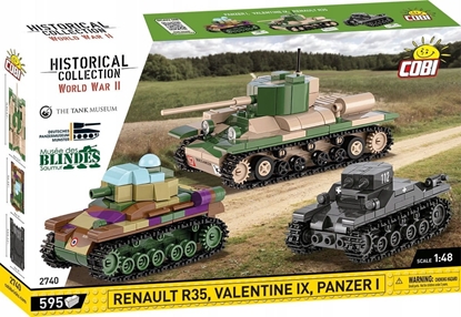 Picture of Cobi Klocki Renault R35 - Valentine IX - Panzer I