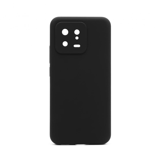 Picture of Connect Xiaomi Redmi 13 Premium Quality Soft Touch Silicone Case Black
