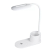 Picture of CP X2W 2in1 10W Universal Smartphone Wireless Qi Charger + Flexible Desk Lamp with pen holder White